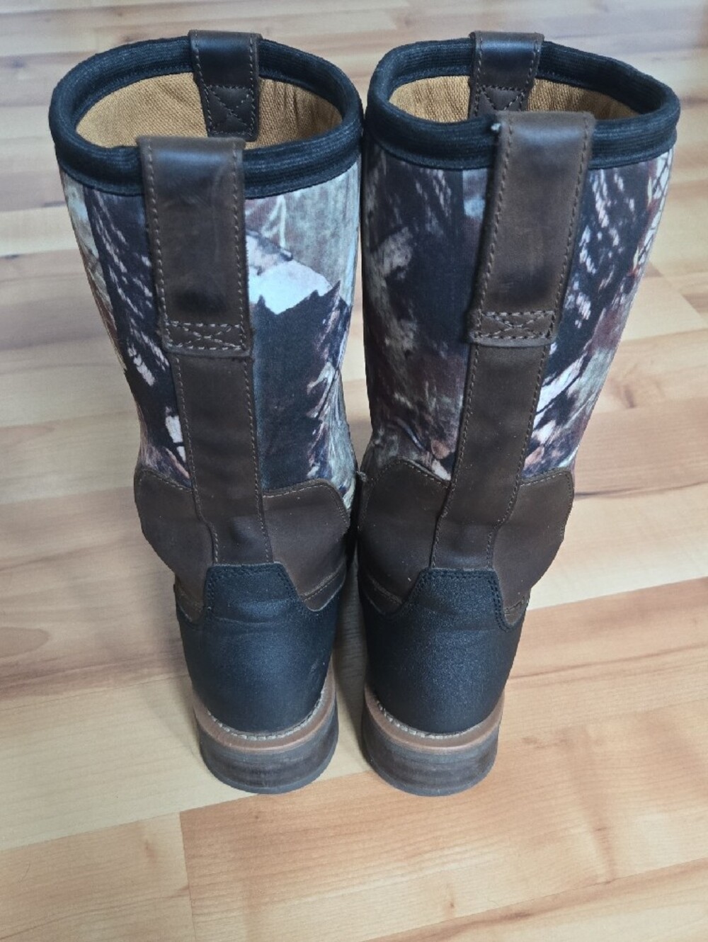 🙍♂️Men's Brown Camo Pull-On Work Boots - Picture 3 of 7